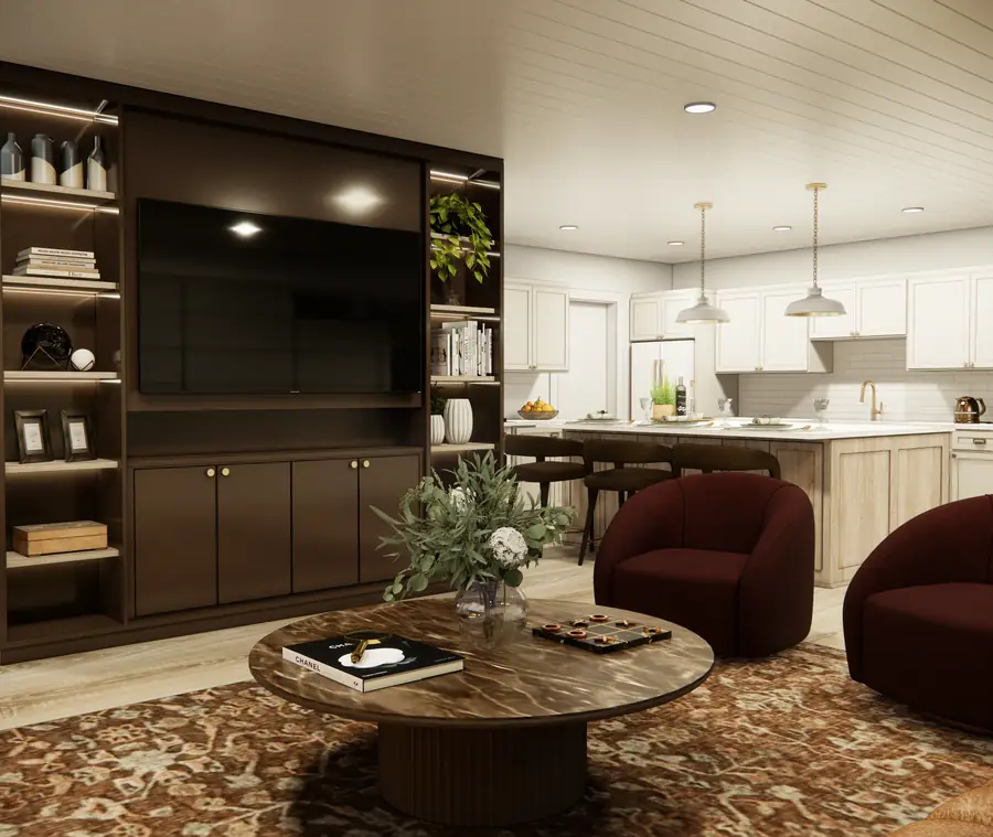 Projeto do arquiteto online — quarto master com cabeceira estofada